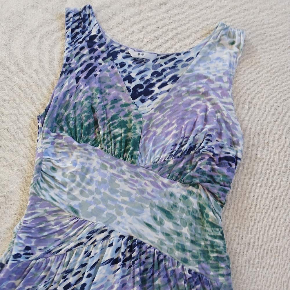 Three Dots Jersey Patterned Dress - image 2